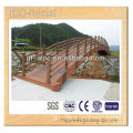 Wood plastic composite material bridge